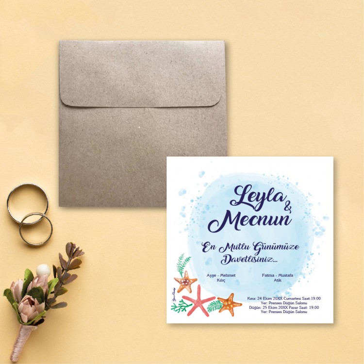 Beren Kare Davetiye 0751 - Detay Görseli 2